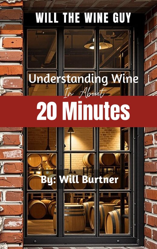 Understanding Wine In About 20 Minutes, by Will Burtner. Hardcover.